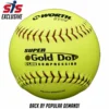 Kelly's Ultimate Sports Worth Super Gold Dot SYCO 44/375 12" Slowpitch Softballs - YS44BK -Baseball Apparel Store 44 375 asa gold dot