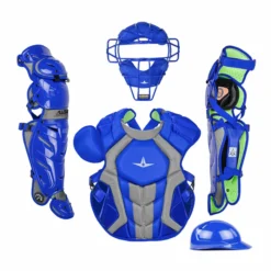 Kelly's Ultimate Sports All Star S7 Axis Adult Catchers Set - Traditional Mask -Baseball Apparel Store ALL STAR S7 AXIS TRADITIONAL MASK ADULT CATCHING KIT ROYAL