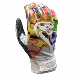 Kelly's Ultimate Sports Viper Hex-Grip Palm Premium Batting Gloves- Autism