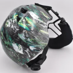 Kelly's Ultimate Sports Worth Legit Slowpitch Softball Pitchers Helmet Mask - Bio Death Limited Edition Print -Baseball Apparel Store DSC 0933 copy