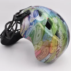 Kelly's Ultimate Sports Worth Legit Slowpitch Softball Pitchers Helmet Mask - Groovy Dude Limited Edition Print -Baseball Apparel Store DSC 0936 copy