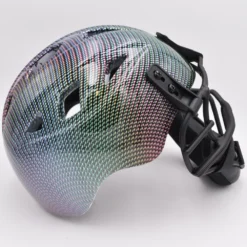 Kelly's Ultimate Sports Worth Legit Slowpitch Softball Pitchers Helmet Mask - Color Spectrum Diamonds Limited Edition Print -Baseball Apparel Store DSC 0940 copy