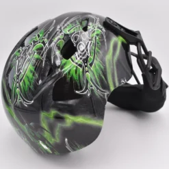 Kelly's Ultimate Sports Worth Legit Slowpitch Softball Pitchers Helmet Mask - Radioactive Mask Limited Edition Print -Baseball Apparel Store DSC 0944 copy