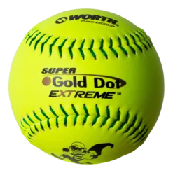 Kelly's Ultimate Sports Worth Super Gold Dot Extreme 44/400 ISA 12" Slowpitch Softballs - IS44CY