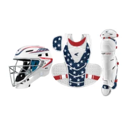 Kelly's Ultimate Sports Easton Limited Edition Jen Schro The Very Best Fast Pitch Catcher's Box Set-Stars And Stripes