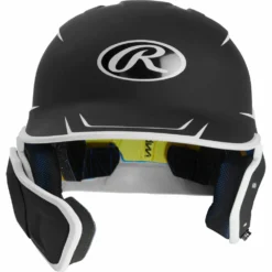 Kelly's Ultimate Sports Rawlings Mach Two-Tone Matte Batting Helmet With EXT FLAP-MACHEXTL-LEFT HANDED BATTER -Baseball Apparel Store MACH2EXTL B 1 png