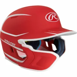 Kelly's Ultimate Sports Rawlings Mach Two-Tone Matte Batting Helmet With EXT FLAP-MACHEXTL-LEFT HANDED BATTER -Baseball Apparel Store MACH2EXTL S 6 png