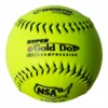 Kelly's Ultimate Sports Worth Super Gold Dot Extreme 44/400 NSA 12" Slowpitch Softballs - NI12SY -Baseball Apparel Store NI12SY