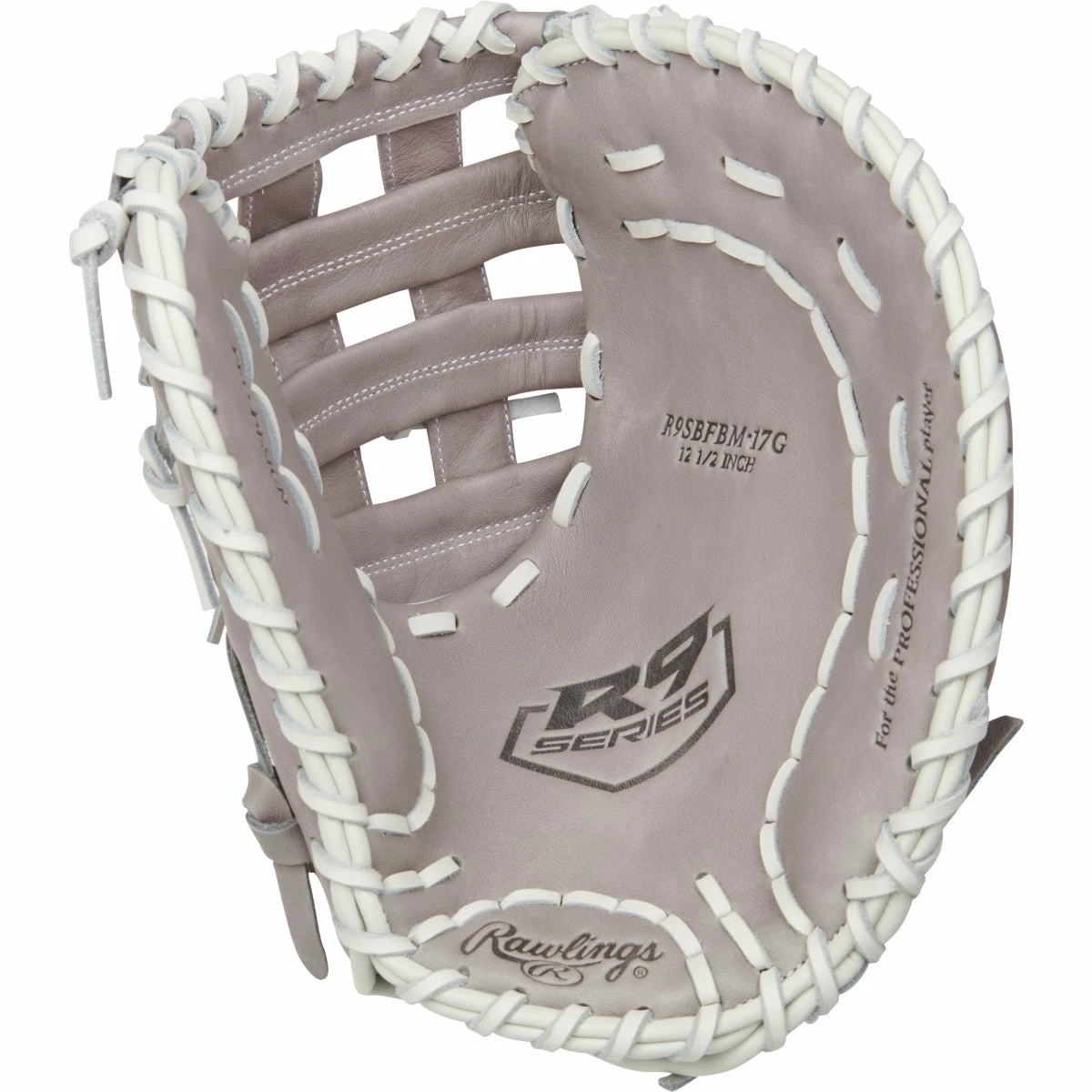 Kelly's Ultimate Sports Rawlings R9 Series 12.5" First Base Fastpitch Fielding Mitt/Glove - R9SBFBM-17G 4 Kelly's Ultimate Sports Rawlings R9 Series 12.5" First Base Fastpitch Fielding Mitt/Glove - R9SBFBM-17G - Image 2