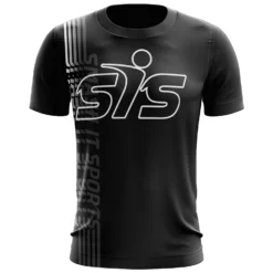 Baseball Apparel Store 19 Kelly's Ultimate Sports Smash It Sports EVO-Tech Short Sleeve Shirt - Black/White Repeat Logo