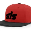 Kelly's Ultimate Sports Smash It Sports CA I8503 Performance Hat - Red/Black/Black -Baseball Apparel Store SIS 8503 16