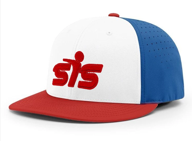 Kelly's Ultimate Sports Smash It Sports CA I8503 Performance Hat - White/Royal/Red 3 Kelly's Ultimate Sports Smash It Sports CA I8503 Performance Hat - White/Royal/Red