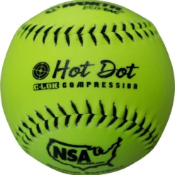 Kelly's Ultimate Sports Worth Hot Dot 52/275 NSA 11" Slowpitch Softballs - NO11SY