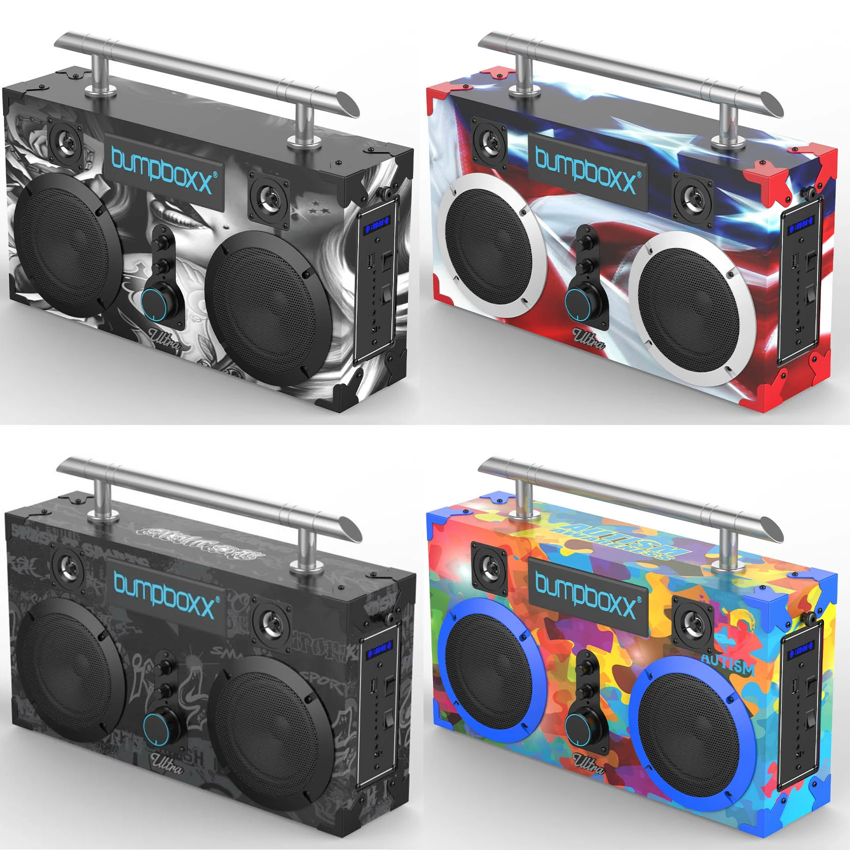 Kelly's Ultimate Sports CUSTOM BUMPBOXX ULTRA BLUETOOTH BOOMBOX 3 Kelly's Ultimate Sports CUSTOM BUMPBOXX ULTRA BLUETOOTH BOOMBOX