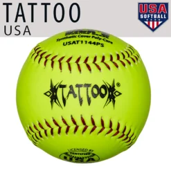 Kelly's Ultimate Sports AD Starr Tattoo 44/375 ASA/USA 11" Synthetic Slowpitch Softballs - USAT1144PS