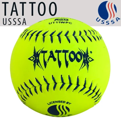 Kelly's Ultimate Sports AD Starr Tattoo Classic W USSSA 11" Composite Slowpitch Softballs - UT11WPC 1 Kelly's Ultimate Sports AD Starr Tattoo Classic W USSSA 11" Composite Slowpitch Softballs - UT11WPC -Baseball Apparel Store UT11WPC