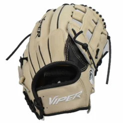Kelly's Ultimate Sports Viper Premium Leather Slowpitch Softball Fielding Glove Game Ready Edition - VIP-H-SL-BE-BLK-001 -Baseball Apparel Store VIP H SL BE BLK 001 3