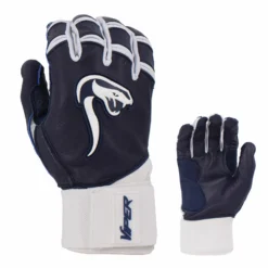 Kelly's Ultimate Sports Viper Grindstone Long Cuff Batting Glove - Navy/White