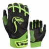 Kelly's Ultimate Sports Viper Grindstone Short Cuff Batting Glove - Black/Neon Green -Baseball Apparel Store Viper Grindstone SC Blk Neon Green