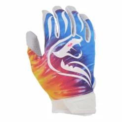 Kelly's Ultimate Sports Viper Lite Premium Batting Gloves Leather Palm - Tie-Dye