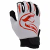 Kelly's Ultimate Sports Viper Lite Premium Batting Gloves Leather Palm - White/Red/Black -Baseball Apparel Store Viper Lite White Red Black