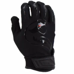 Kelly's Ultimate Sports Viper Lite Premium Batting Gloves Leather Palm - Black Out