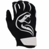 Kelly's Ultimate Sports Viper Lite Premium Batting Gloves Leather Palm - Black/White