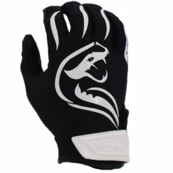 Kelly's Ultimate Sports Viper Lite Premium Batting Gloves Leather Palm - Black/White