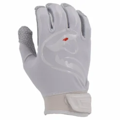 Kelly's Ultimate Sports Viper Lite Premium Batting Gloves Leather Palm - White Out