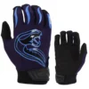 Kelly's Ultimate Sports Viper Lite Premium Batting Gloves Leather Palm - Team Edition - Purple/Carolina/Black -Baseball Apparel Store Viper Team Batting Glove Purple Carolina Black