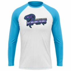 Kelly's Ultimate Sports Vipers EVO-Tech Long Sleeve Shirt - Carolina/White