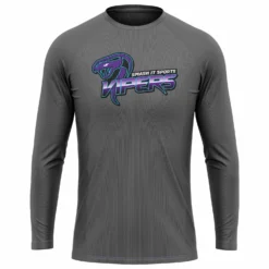 Kelly's Ultimate Sports Vipers EVO-Tech Long Sleeve Shirt - Charcoal
