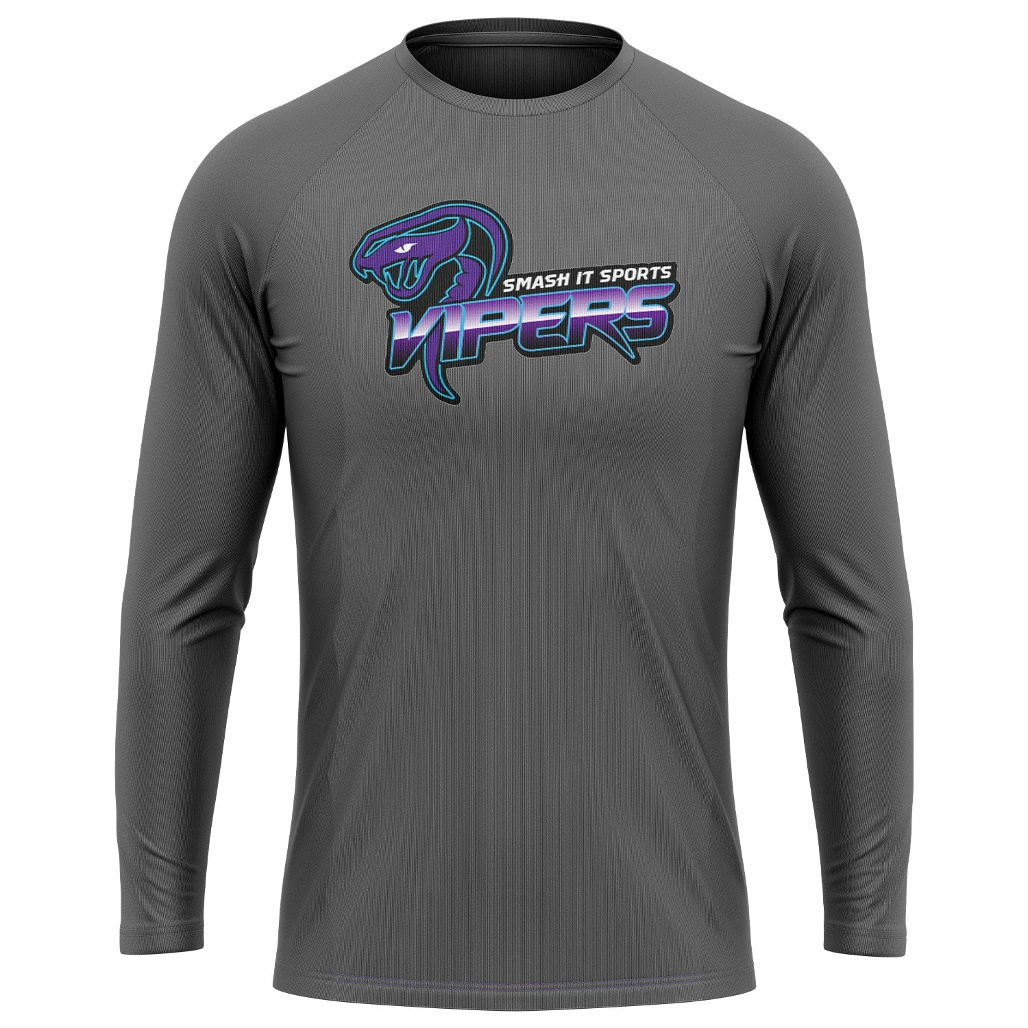 Kelly's Ultimate Sports Vipers EVO-Tech Long Sleeve Shirt - Charcoal 3 Kelly's Ultimate Sports Vipers EVO-Tech Long Sleeve Shirt - Charcoal