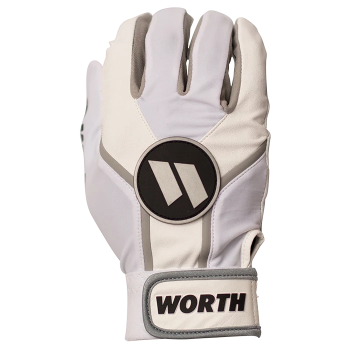 Kelly's Ultimate Sports Worth Team Batting Gloves (White) 3 Kelly's Ultimate Sports Worth Team Batting Gloves (White)