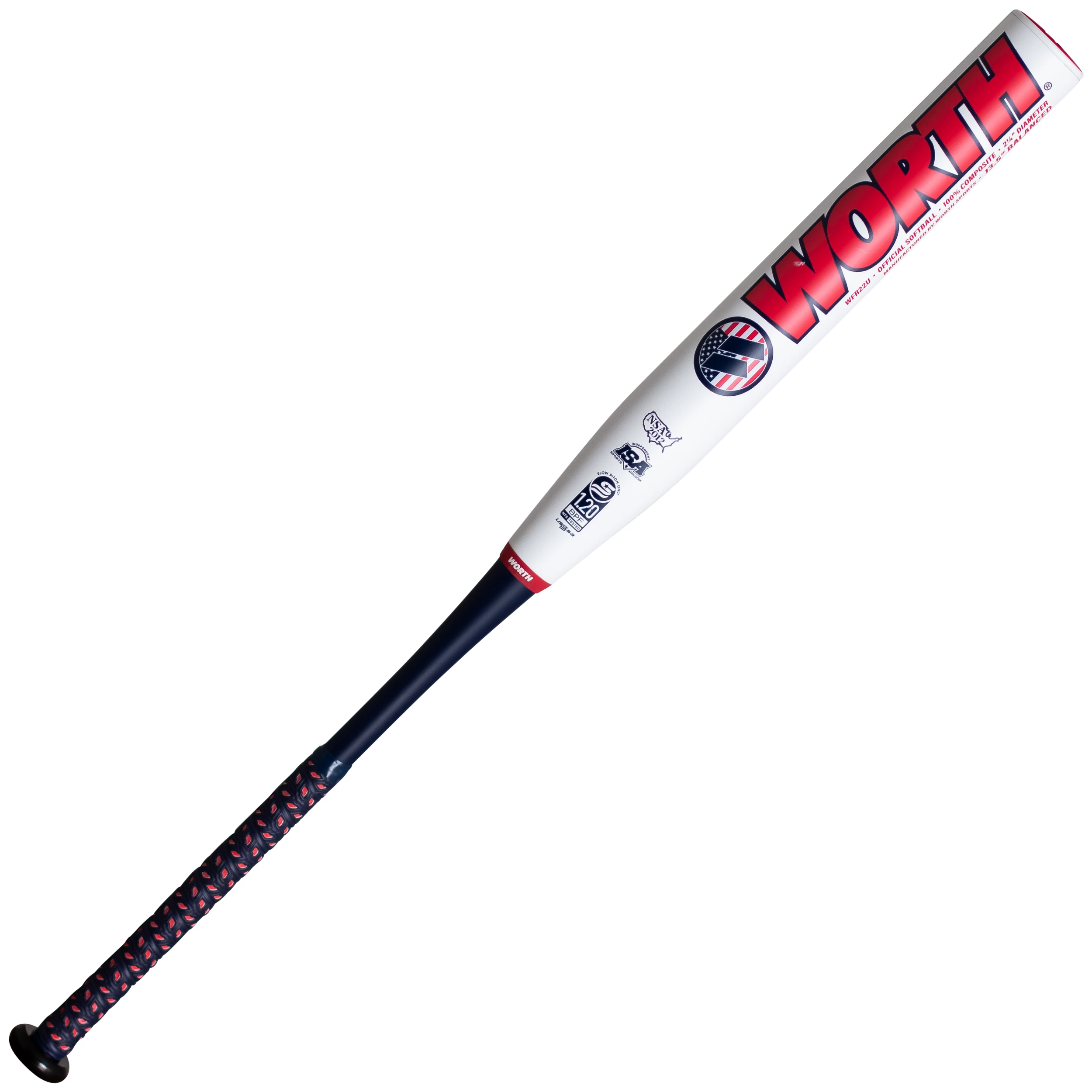 Kelly's Ultimate Sports 2023 Worth Freedom Balanced 13.5" 2PC USSSA Slowpitch Softball Bat WFR22U 4 Kelly's Ultimate Sports 2023 Worth Freedom Balanced 13.5" 2PC USSSA Slowpitch Softball Bat WFR22U - Image 2