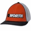 Kelly's Ultimate Sports Worth Trucker Mesh Hat (Orange) WTRUCK-ORG 2 Kelly's Ultimate Sports Worth Trucker Mesh Hat (Orange) WTRUCK-ORG -Baseball Apparel Store WTRUCK ORG