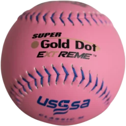 Kelly's Ultimate Sports Worth Pink Super Gold Dot Extreme Composite 40/325 USSSA 12" Slowpitch Softballs - WUC12CPXT