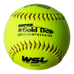 Kelly's Ultimate Sports Worth Super Gold Dot 44/400 WSL 12" Slowpitch Softballs - YS44WSLS