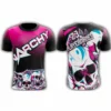 Kelly's Ultimate Sports Anarchy Skulls Short Sleeve Shirt (Customized Buy-In) -Baseball Apparel Store a skulls