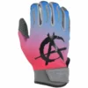Kelly's Ultimate Sports Viper Lite Premium Batting Gloves Leather Palm - Anarchy Edition Pink/Carolina Fade 1 Kelly's Ultimate Sports Viper Lite Premium Batting Gloves Leather Palm - Anarchy Edition Pink/Carolina Fade -Baseball Apparel Store anarchy pink blue fade