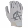 Kelly's Ultimate Sports Viper Lite Premium Batting Gloves Leather Palm - Anarchy Edition Whiteout -Baseball Apparel Store anarchy white out