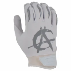 Kelly's Ultimate Sports Viper Lite Premium Batting Gloves Leather Palm - Anarchy Edition Whiteout