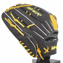 Kelly's Ultimate Sports Viper Japanese Kip Leather Slowpitch Softball Fielding Glove Black/Yellow -Baseball Apparel Store black yellow viper 3