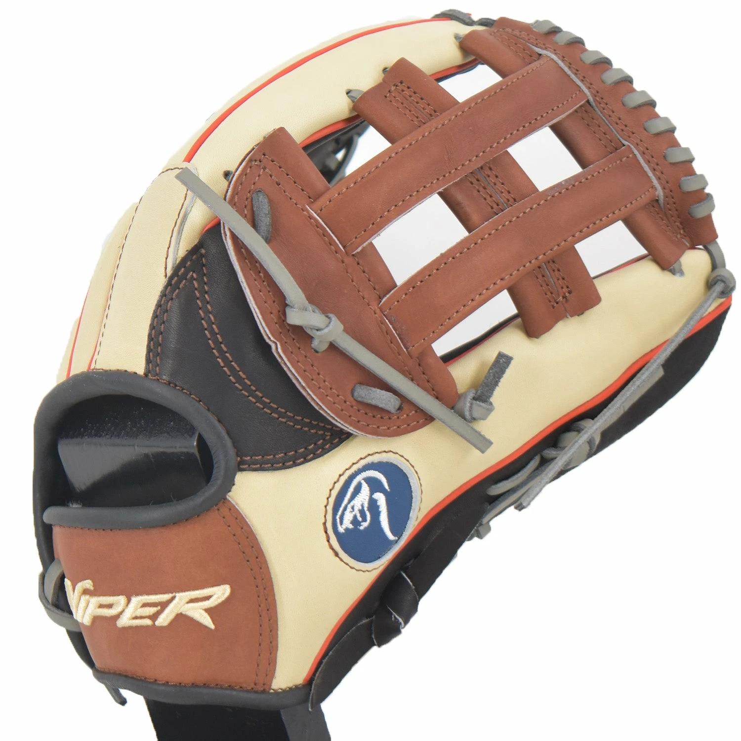 Kelly's Ultimate Sports Viper Japanese Kip Leather Slowpitch Softball Fielding Glove Carmel Black Tan 3 Kelly's Ultimate Sports Viper Japanese Kip Leather Slowpitch Softball Fielding Glove Carmel Black Tan