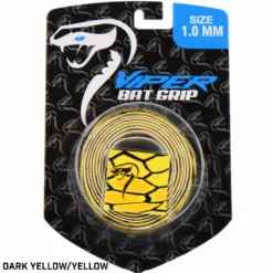 Kelly's Ultimate Sports Viper Premium Performance Bat Grips -Baseball Apparel Store dark yellow yellow