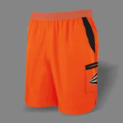 Kelly's Ultimate Sports Easton Microfiber Shorts (Orange/Black)