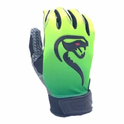 Kelly's Ultimate Sports Viper Hex-Grip Palm Premium Batting Gloves-Volt/Neon Green Fade