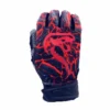 Kelly's Ultimate Sports Viper Hex-Grip Palm Premium Batting Gloves-Red Lava