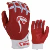 Kelly's Ultimate Sports Viper Grindstone Short Cuff Batting Glove - Red/White