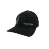 Kelly's Ultimate Sports Easton Hat By Pacific (404M) All Black/Grey Flag 1 Kelly's Ultimate Sports Easton Hat By Pacific (404M) All Black/Grey Flag -Baseball Apparel Store hat east pac blakout greyflag 1
